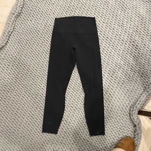 Lululemon align leggings black 6 25” 7/8 length
